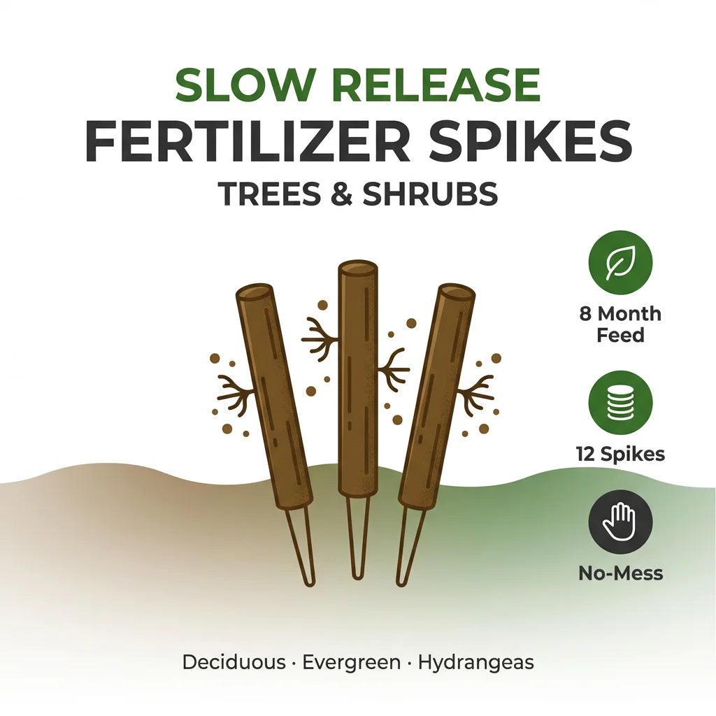Tree Shrub Fertilizer Spikes Slow Release 12 Pack hero image