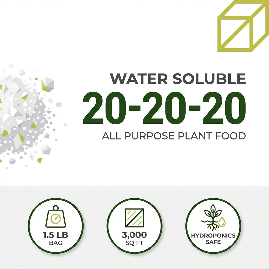 Water Soluble All Purpose NPK 20-20-20 Plant Food 1.5 lb hero image