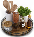 Bamboo Bathroom Vanity Tray Organizer Set of 2